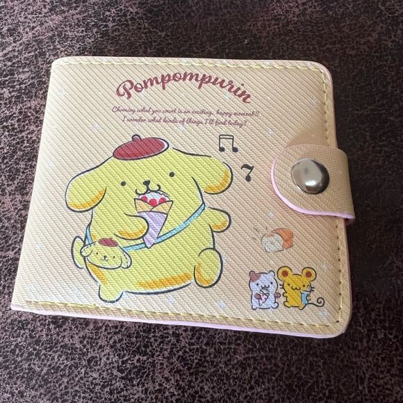 Pompomurin Foldable Wallet w/ Coin Pocket - Picture 1 of 6
